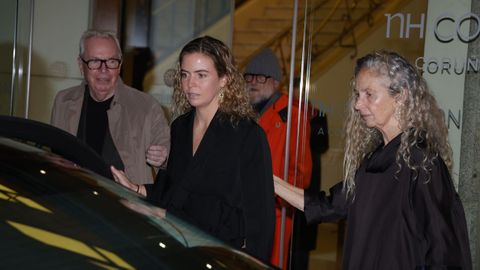 El arquitecto David Chipperfield, con su familia