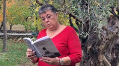 A escritora Marisa Castro Cerceda, coa s�a segunda novela,  So�o de liberdade .