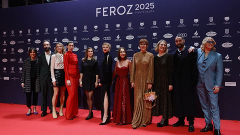 Alfombra roja de los premios Feroz en Pontevedra