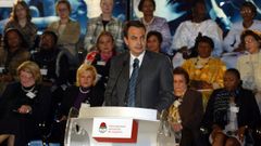 Jos Luis Rodrguez Zapatero en la Internacional Socialista de Mujeres en el ao 2004