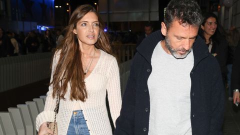 Sara Carbonero y Jota Cabrera, a la salida del concierto de Rosal�a en Madrid