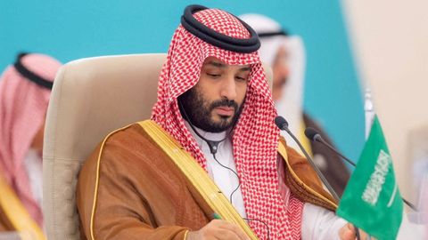 El prncipe heredero Mohammed bin Salman