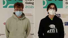 �scar Carballo y Paula Taibo