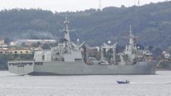 El Cantabria, con base en Ferrol, es el barco en el que basará el nuevo de aprovisionamiento en combate