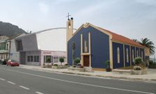 Recreaci�n virtual del futuro albergue junto a la iglesia y sobre un antiguo aserradero. 