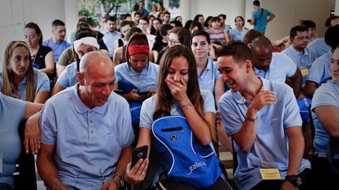 Los participantes en el programa Escolas Abertas de la Xunta se alojan en el centro residencial de la capital 
