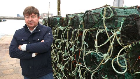 Jos� Antonio P�rez Sieira, patr�n mayor de Ribeira y presidente de la Federaci�n Galega de Confrar�as