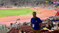 Guillermo Sandino, en el Mundial de Doha 2019.