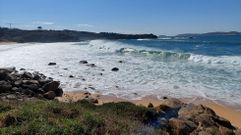 Olas en la Playa de A Lanzada