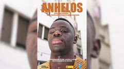 La foto utilizada para el cartel anunciador de esta exposici�n es un primer plano de un hombre llorando