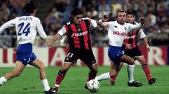 Juanele, en un Zaragoza-D�por del 2001