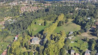 Toma a�rea de la futura urbanizaci�n en Oleiros.