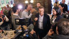 As� fue la pulpada del PP en Lugo con Feijoo, Rueda y Candia