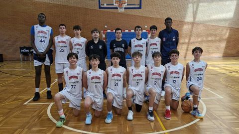 El Obradoiro infantil que entrena Nico V�zquez.