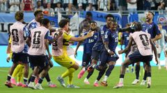 Los jugadores de Cabo Verde festejando uno de los goles ante Argentina en los dieciseisavos de final del Mundial 2026 de Estados Unidos, M�xico y Canad�