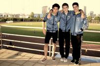 Jos� Garc�a (izquierda) y Javier Garc�a (derecha) de Atletismo Deza.