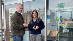 Los diputados Rub�n Lorenzo y Carmen Pomar