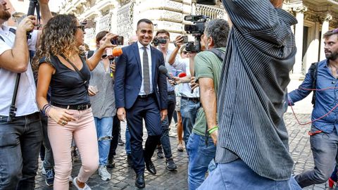 Se cierra as una crisis indita en agosto, sentenci Di Maio tras la consulta a la militancia