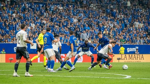 Las mejores im�genes del Real Oviedo ante el Real Madrid