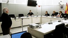 Jes�s �ngel Berganti�os, durante la vista de extradicci�n celebrada esta ma�ana
