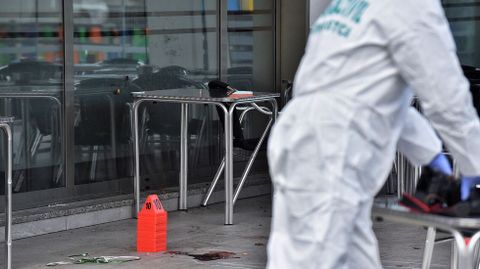 En el lugar donde muri el joven de Oleiros se encontraron restos de sangre