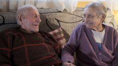 El matrimonio formado por Seraf�n Garc�a y Maximina Salgado es uno de los m�s longevos de Asturias