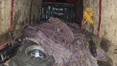 Cable de cobre robado en A Maria