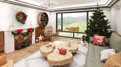 Así sería la casa ideal de Papá Noel en Larouco.