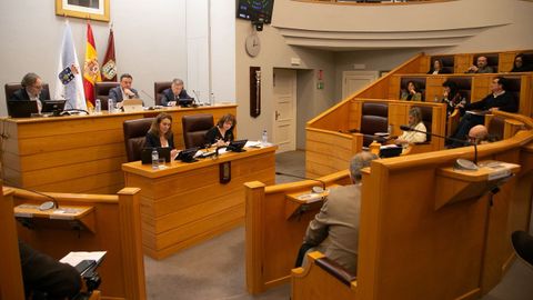 Imagen del pleno celebrado en la Diputacin Provincial.