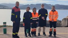 De izquierda a derecha: Berg, Dol�, V�zquez, L�pez-Quesada y Sande