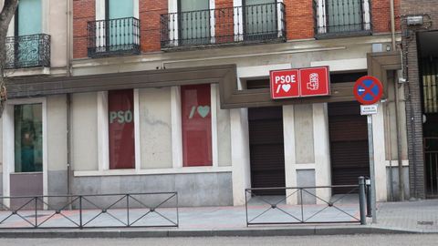 Imagen de la sede nacional del PSOE, en la calle Ferraz de Madrid