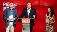 Formoso, en la rueda de prensa posterior a su visita a la empresa Cegalsa este martes.