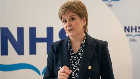 La exministra de Escocia Nicola Sturgeon.