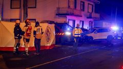 El accidente tuvo lugar pasadas las diez de la noche en el n�cleo noi�s de A Barqui�a.