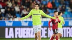 Gelabert en la derrota ante el Mirand�s