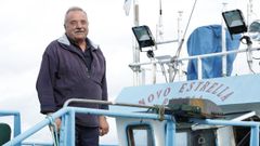 Saturnio Canoura, a bordo del Novo Estrella