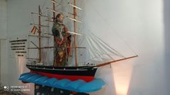 O exvoto restaurado pola tataraneta do supervivinte dun naufraxio en 1871