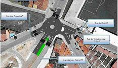 La glorieta de la calle Doiro estar� al norte del centro comercial.