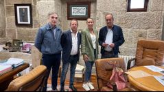 Reuni�n del alcalde con los representantes de la asociaci�n de empresarios