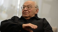 Gustavo Gutirrez en un acto en Lima (Per) en julio del ao pasado