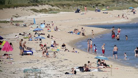 Playa de Coroso, en Ribeira