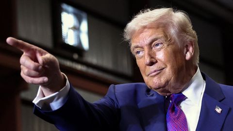 El presidente de Estados Unidos, Donald Trump