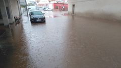 La tormenta caus� inundaciones en numerosos puntos del casco urbano y otras partes del municipio