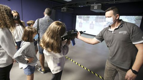 Imagen del simulador virtual de tiro (Victrix) del Cuartel de Dolores