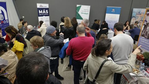 Imagen de archivo de la Feria de Empleo +40 de la Cámara celebrada en el 2024.