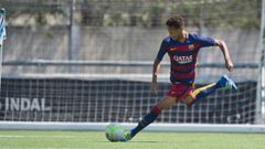 Anwar Mediero, durante su etapa blaugrana