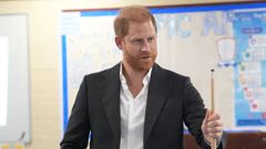 El pr�ncipe Enrique, hace una semana en Nottingham.