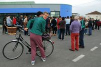 Protesta en solidaridad con los trabajadores a finales del 2014