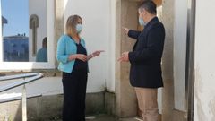Alcaldesa de Lugo e edil de Urbanismo de Lugo en las dependencias de O Vello C�rcere