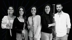 Laura Lorenzo (flauta); Virginia Lis (clarinete); Celia Olivares (oboe); Mar�a Garc�a (fagot); y Brais Gonz�lez, (piano).